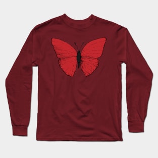 Big beautiful red butterfly. Long Sleeve T-Shirt